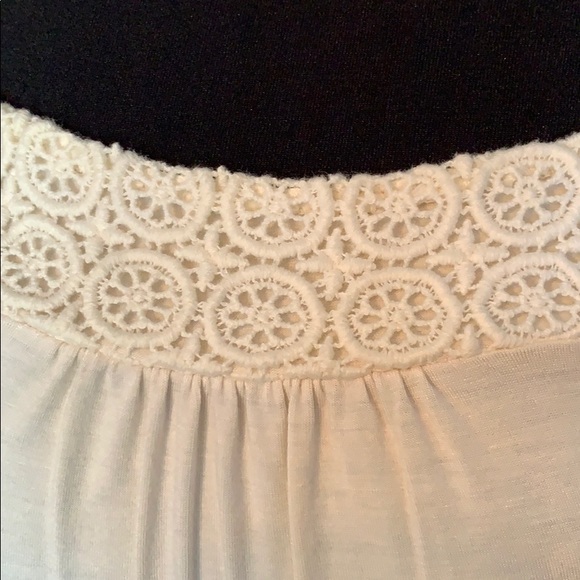 Banana Republic Cream Collared Blouse, Small, GUC - Picture 3 of 6